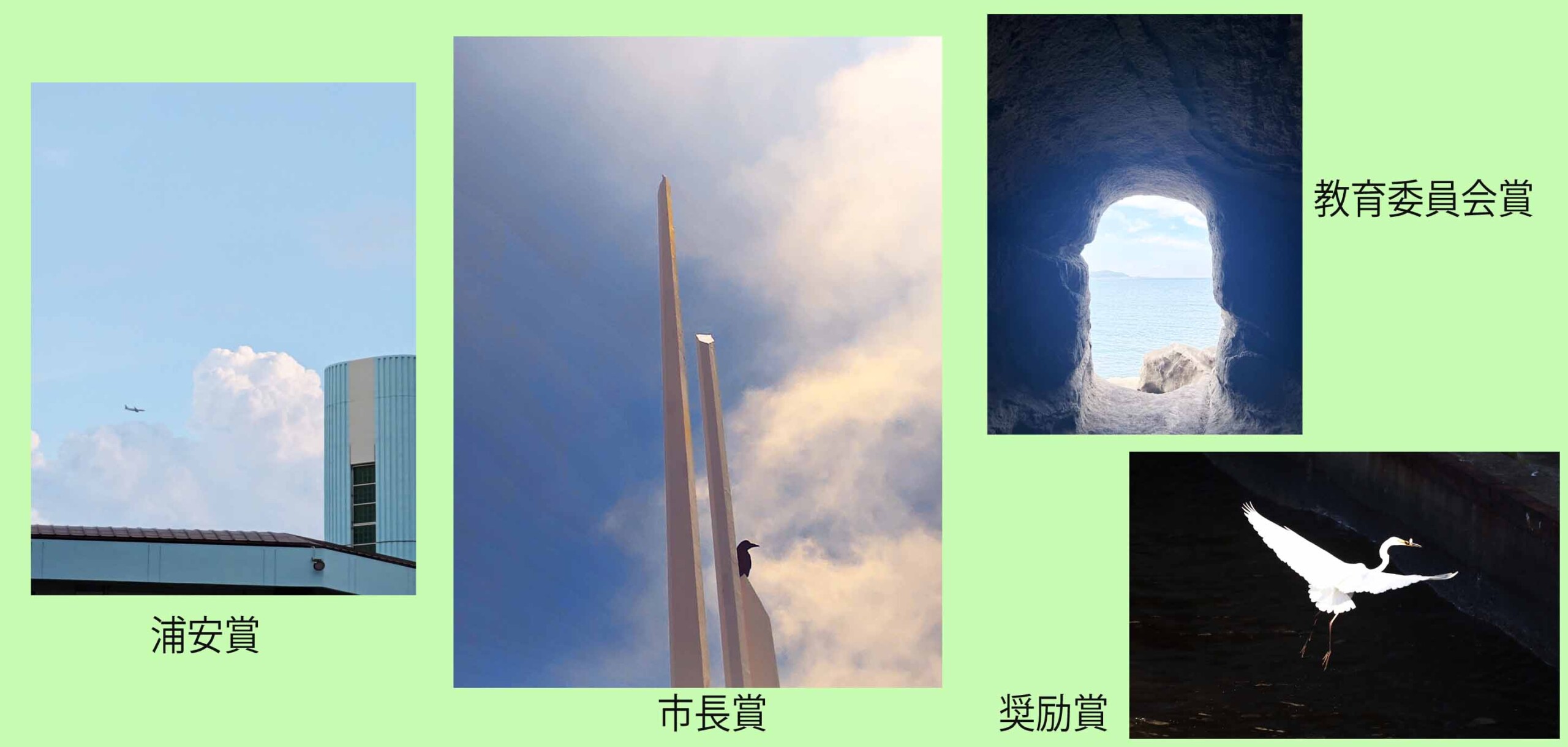 写真同好会 第8回 浦安市写真展に於いて市長賞、教育委員会賞、浦安賞